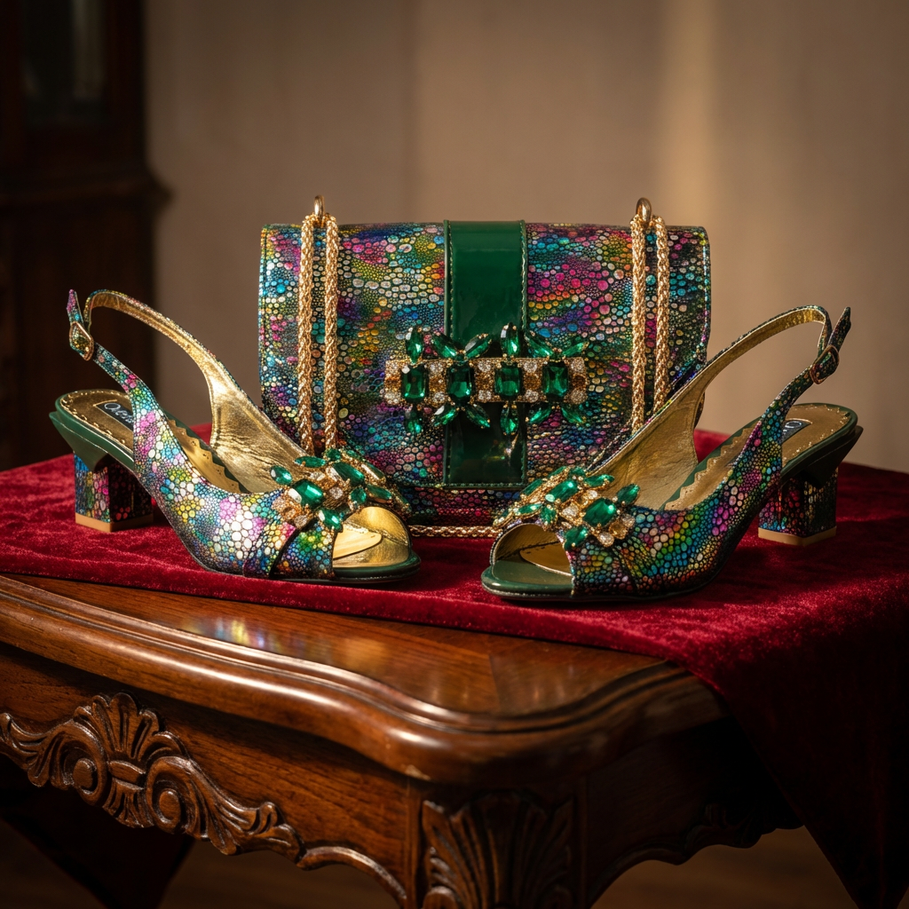 Women Fashion Handbags - 2026 New Elegant Rhinestone Peep Toe
