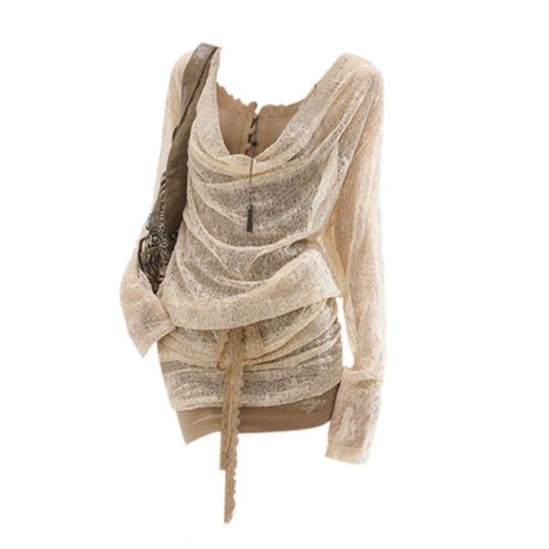 Bodycon Dress Women - Summer Vintage Grunge Two Piece Set