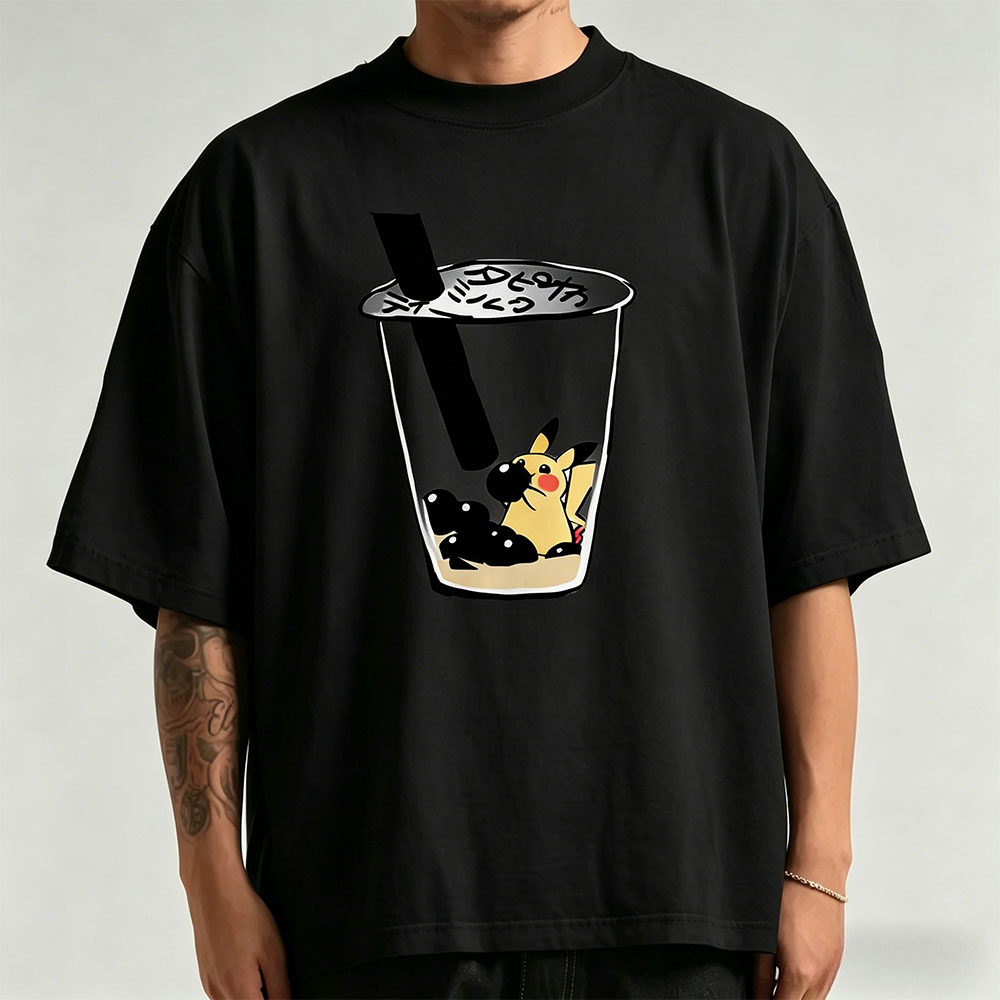 Women Fashion Evolution - Pokémon Pichu Evolution Printed Pure Cotton