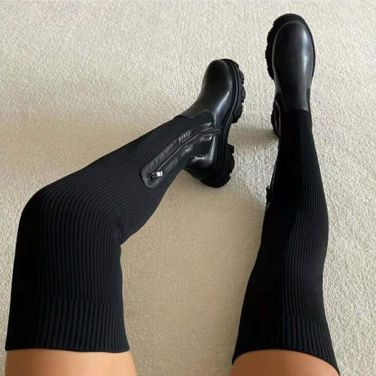 Women'S Fashion Socks - Women's Over The Knee Boots Stretch
