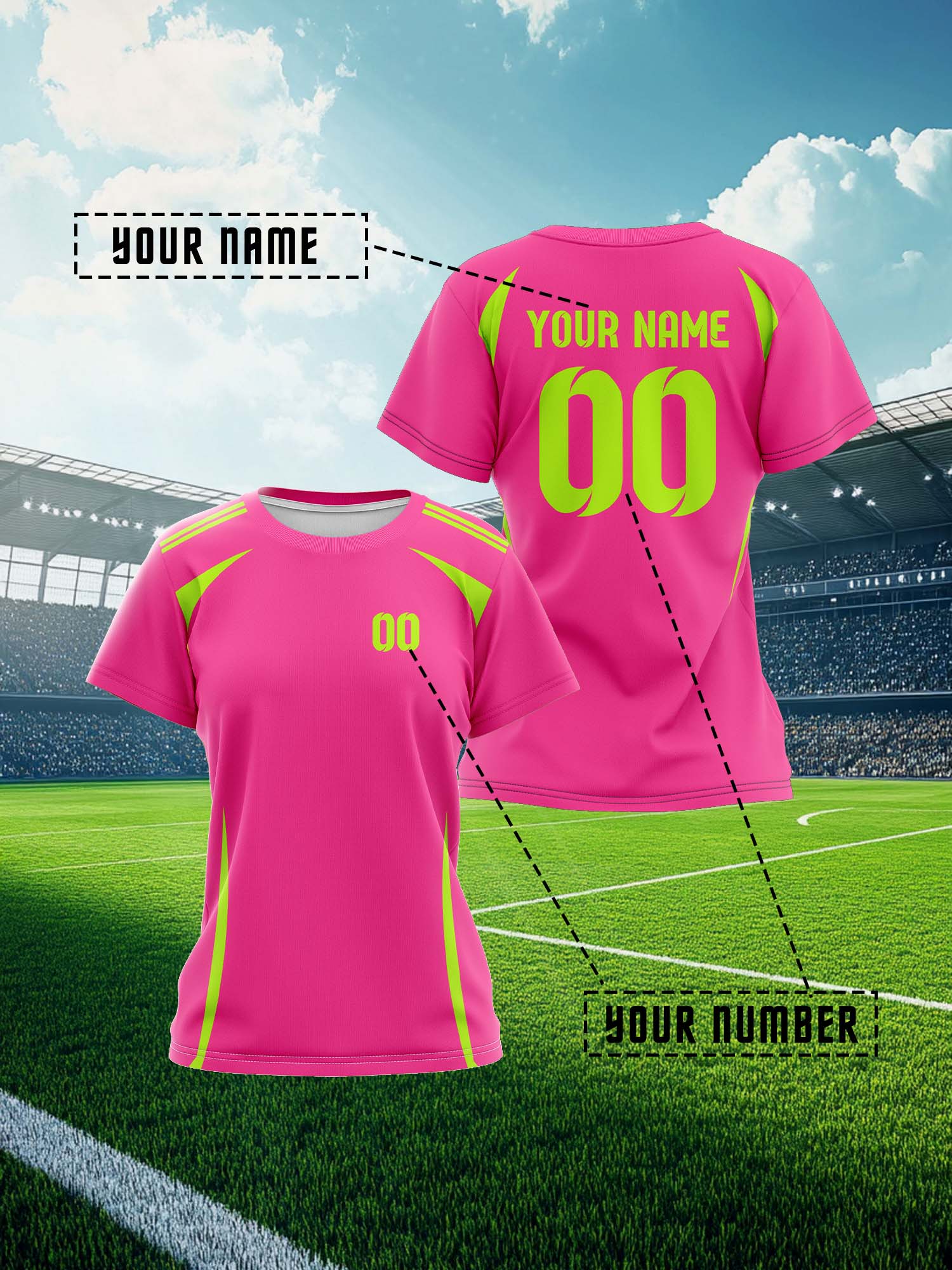 Women'S Fashion Jersey - 2026 Women's Custom Name and Number