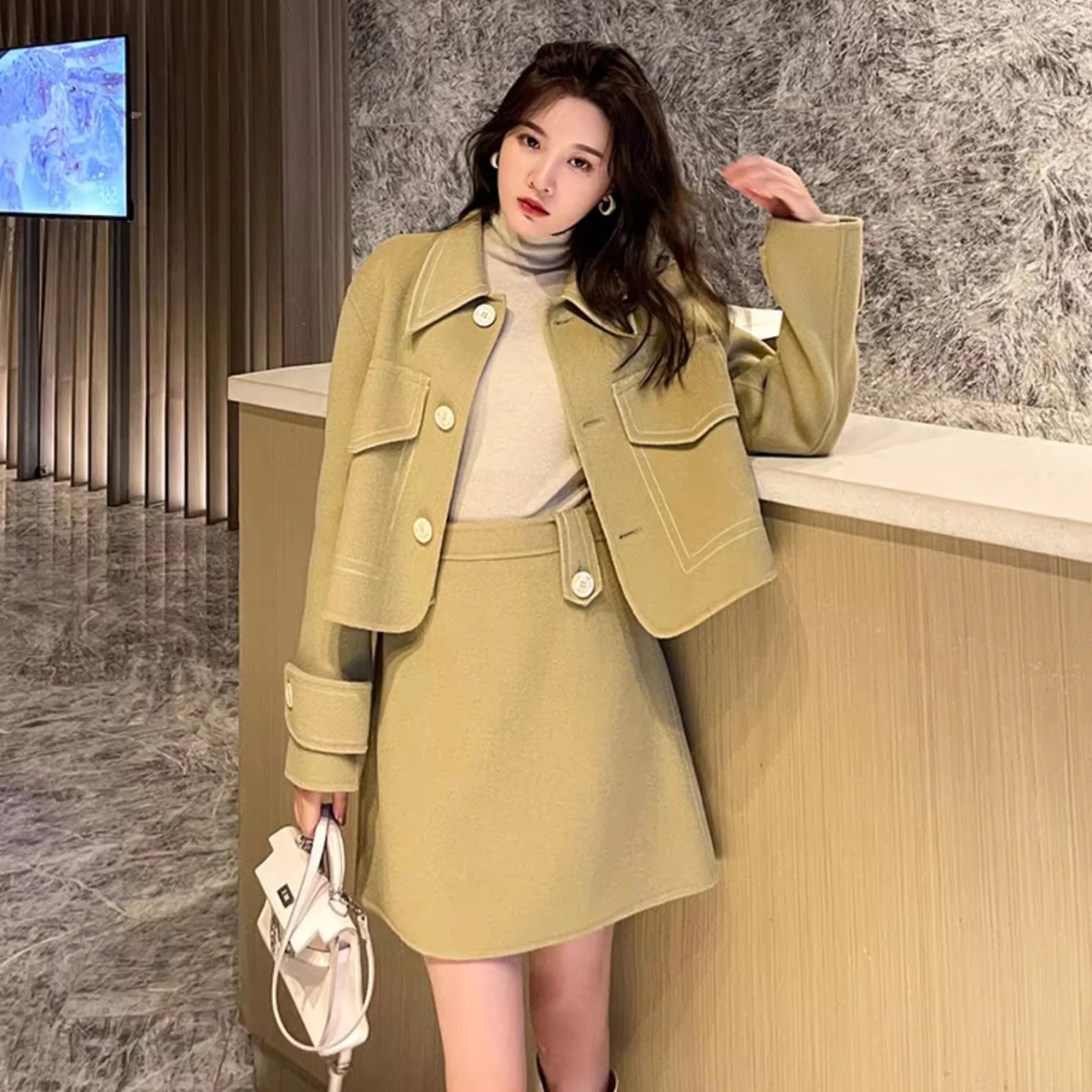 Women Fashion Jeans Top - Spring Autumn Feminine Fashion Denim Two