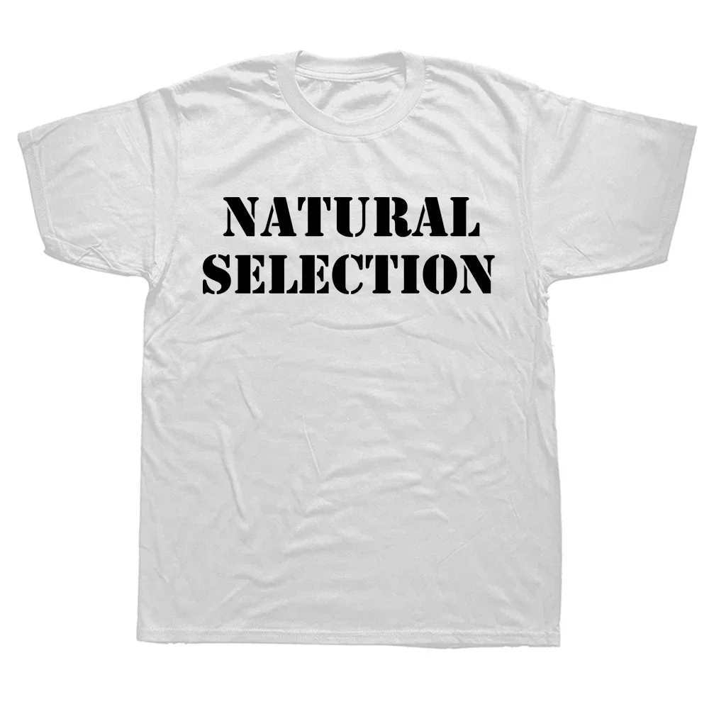 Women Fashion Evolution - Natural Selection Text T-shirts Evolution Graphic