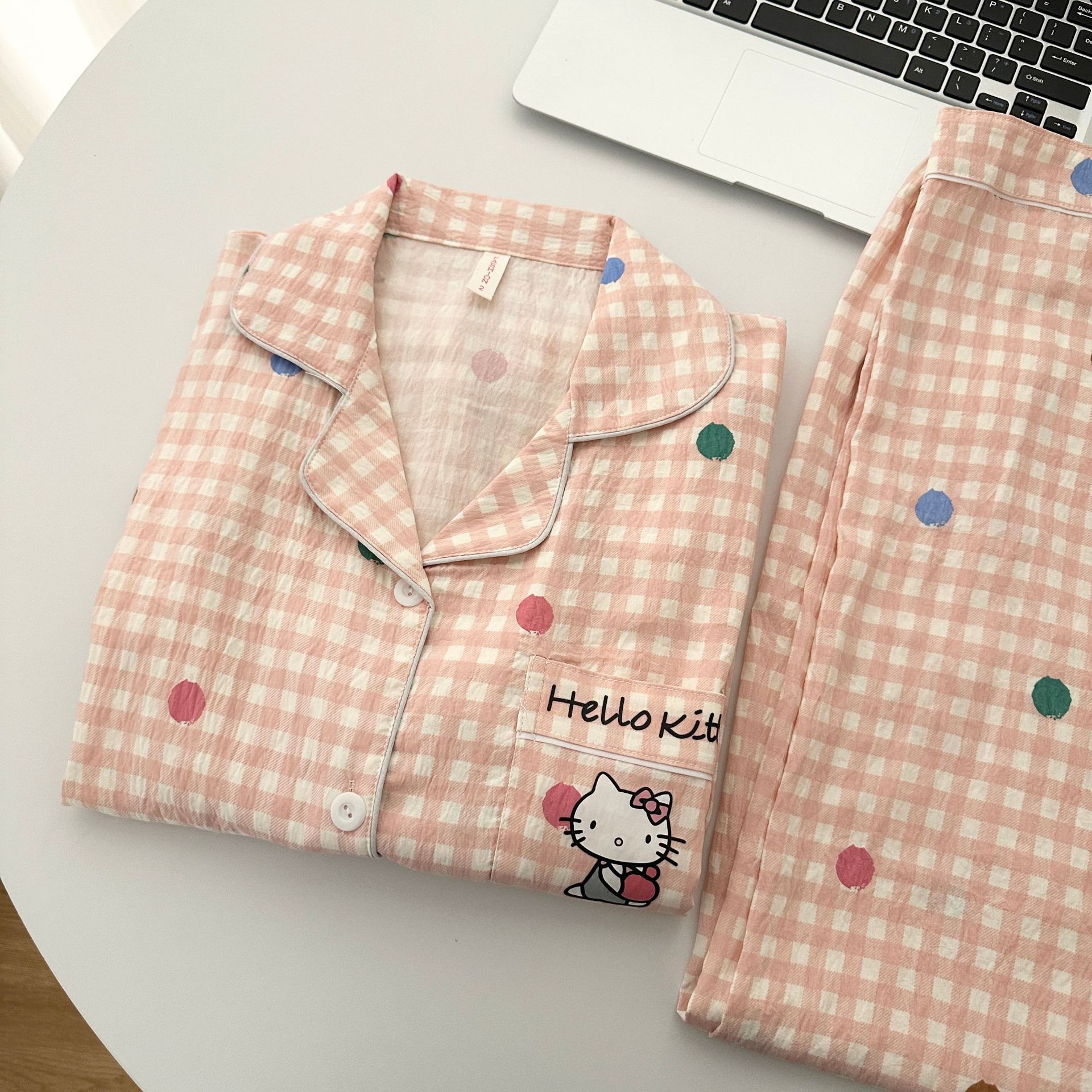 Women'S Fashion Pajamas - 2Pcs Sweet Women Spring Autumn Pajamas