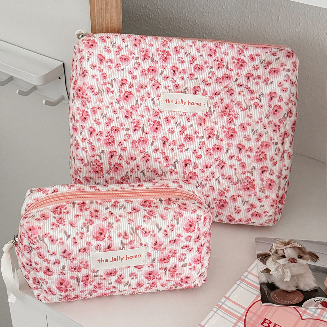 Women Fashion Handbags - Fashion Pink Flower Women's Clutch Bag