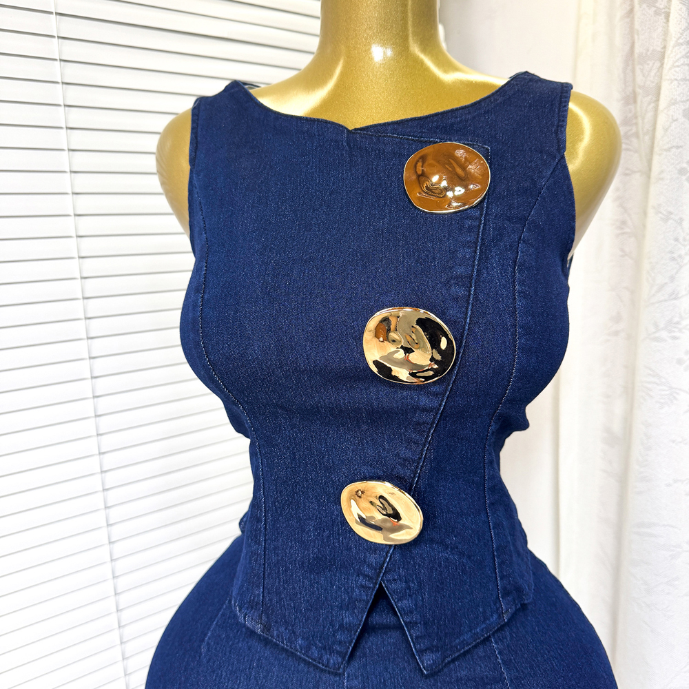 Fashion Denim Women Loungewear - مراجعة Women Fashion Jeans Top وسعره