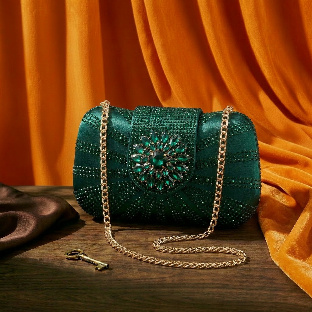 2026 Women's Elegant Green Rhi - مراجعة Women Fashion Handbags وسعره