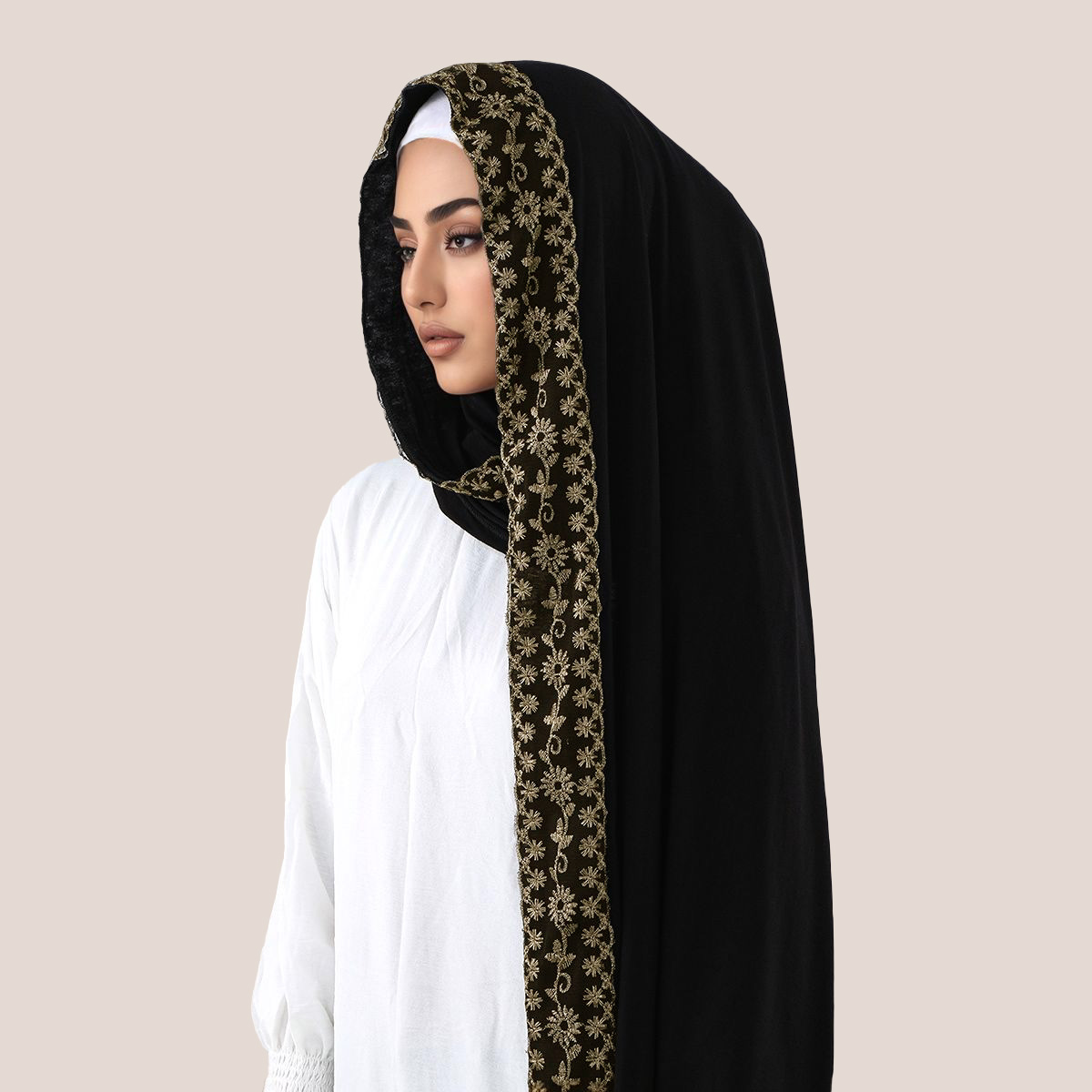 Lace Embroidery Cotton Jersey  - مراجعة Women'S Fashion Jersey وسعره