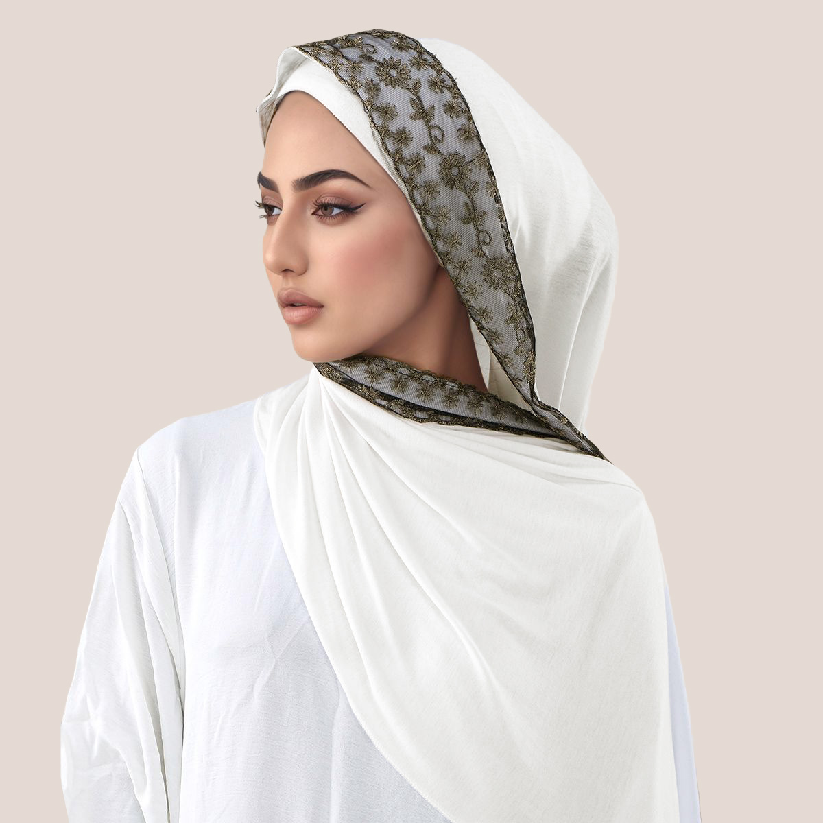 Lace Embroidery Cotton Jersey  - مراجعة Women'S Fashion Jersey وسعره