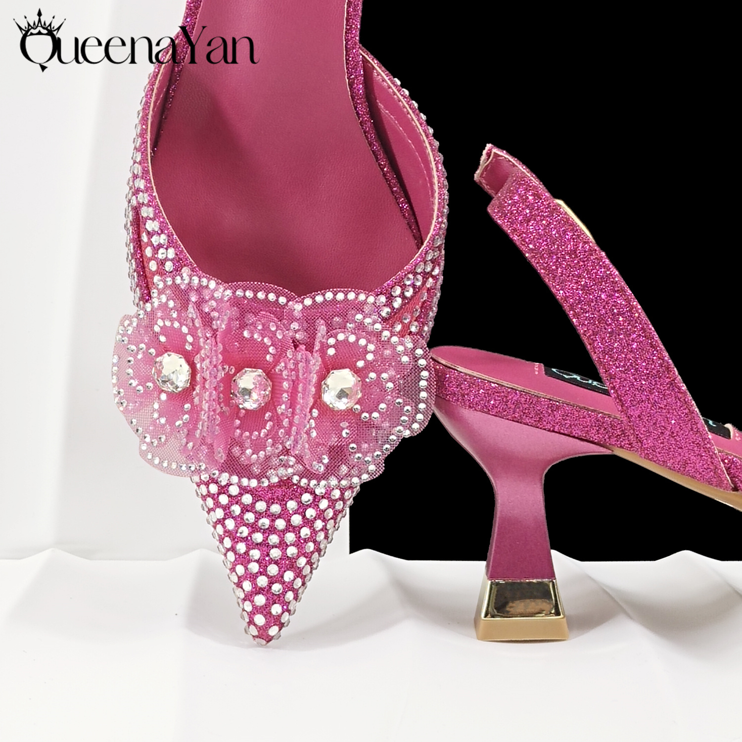 QueenaYan Fuchsia Color Shoes  - مراجعة Women Fashion Handbags وسعره