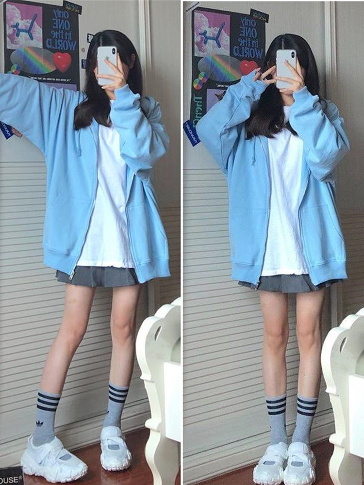 Oversized Hooded Sweatshirts K - مراجعة Women'S Fashion Zip Up Hoodies وسعره