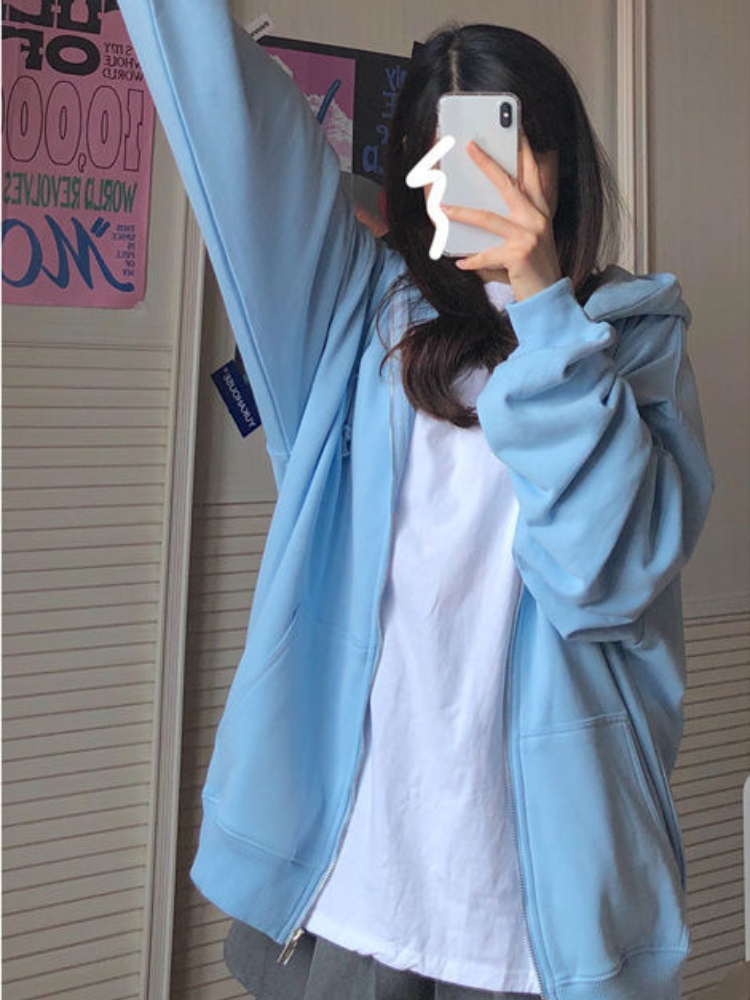 Oversized Hooded Sweatshirts K - مراجعة Women'S Fashion Zip Up Hoodies وسعره