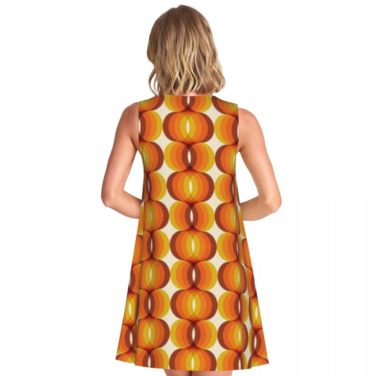 Orange Brown And Ivory Retro 1 - مراجعة Women'S Fashion In The 1960S وسعره