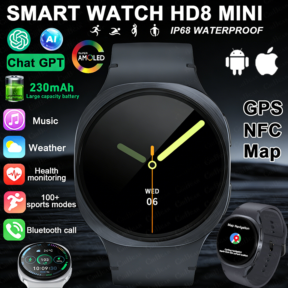2026 New Watches 8 Mini GPS Tr - مراجعة Women Fashion Zone وسعره