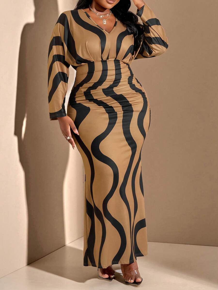 Plus Size Womens Abstract Patt - مراجعة Women'S Fashion Jersey وسعره