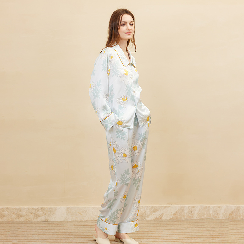 Fashion Daisy Print Pajamas Wo - مراجعة Women'S Fashion Pajamas وسعره