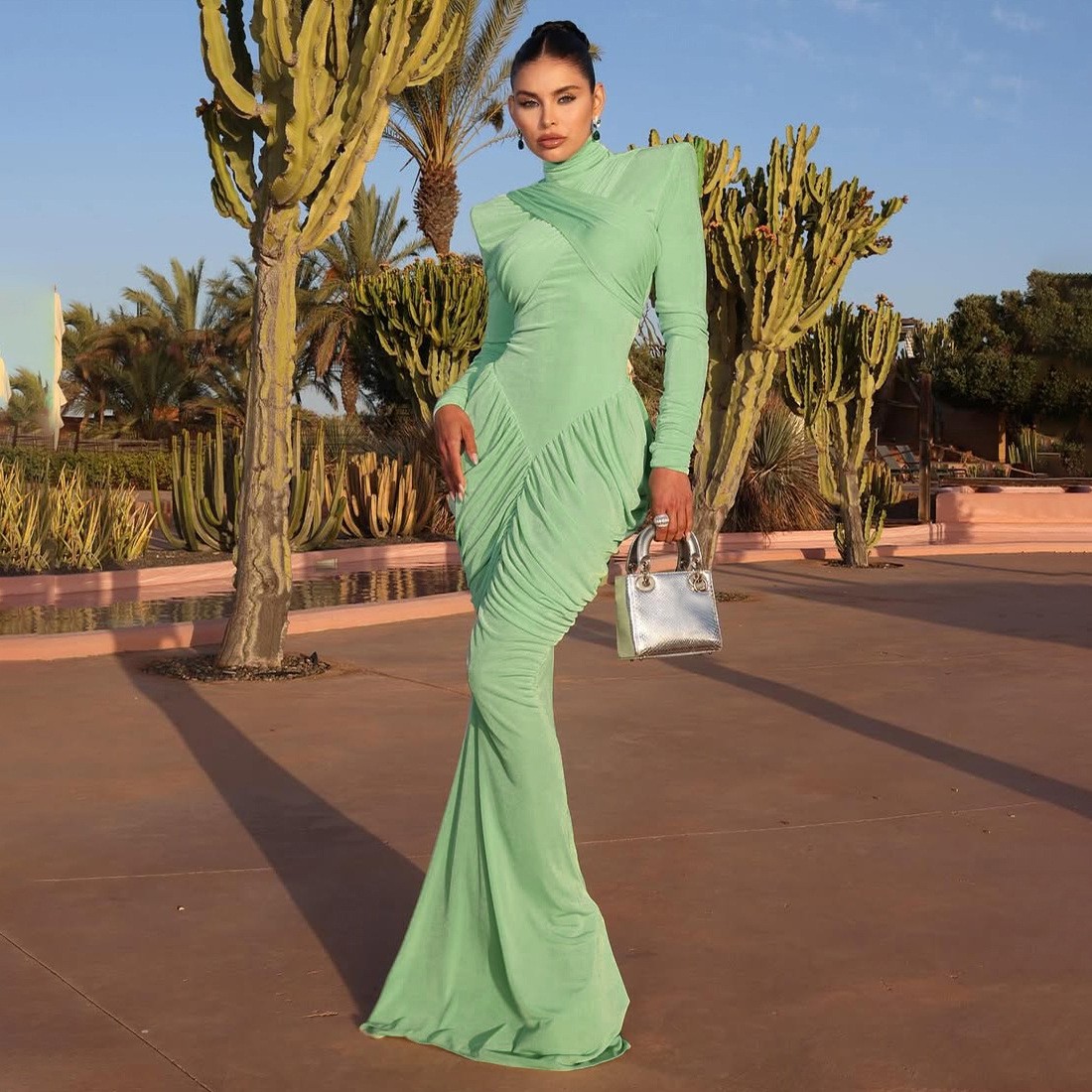 Elegant Party Dress For Woman  - مراجعة Women'S Fashion Jersey وسعره