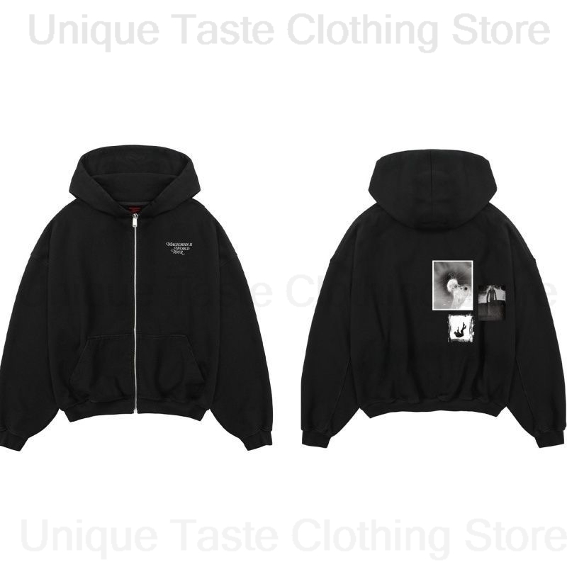Jackson Wang MAGICMAN 2 Same Z - مراجعة Women'S Fashion Zip Up Hoodies وسعره