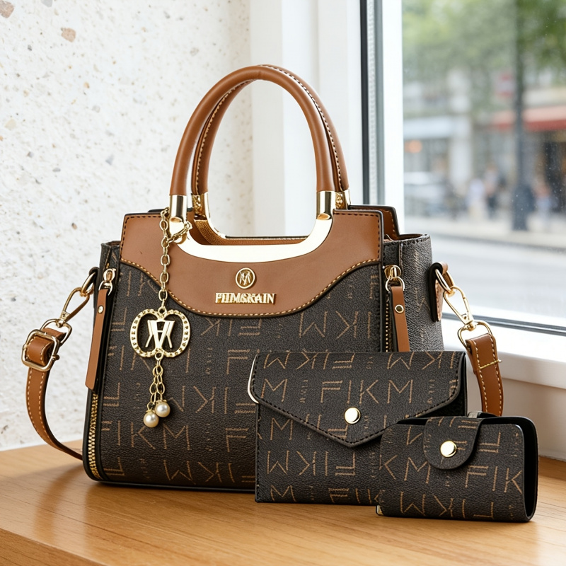 3-piece set of light luxury hi - مراجعة Women Fashion Handbags وسعره