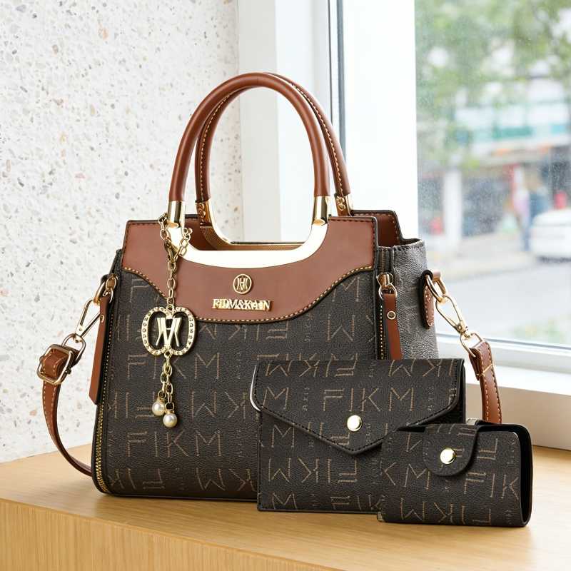 3-piece set of light luxury hi - مراجعة Women Fashion Handbags وسعره