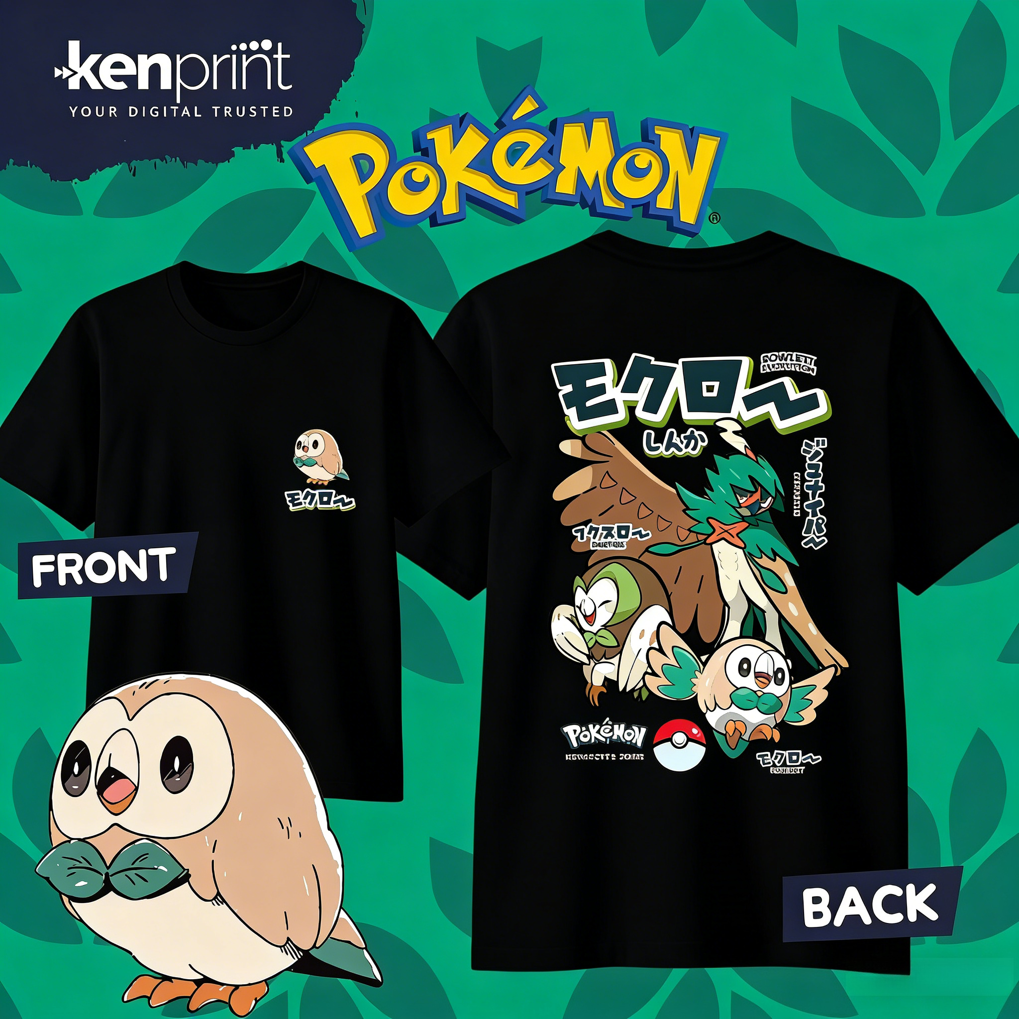Bandai Pokémon Cartoon Rowlet  - مراجعة Women Fashion Evolution وسعره