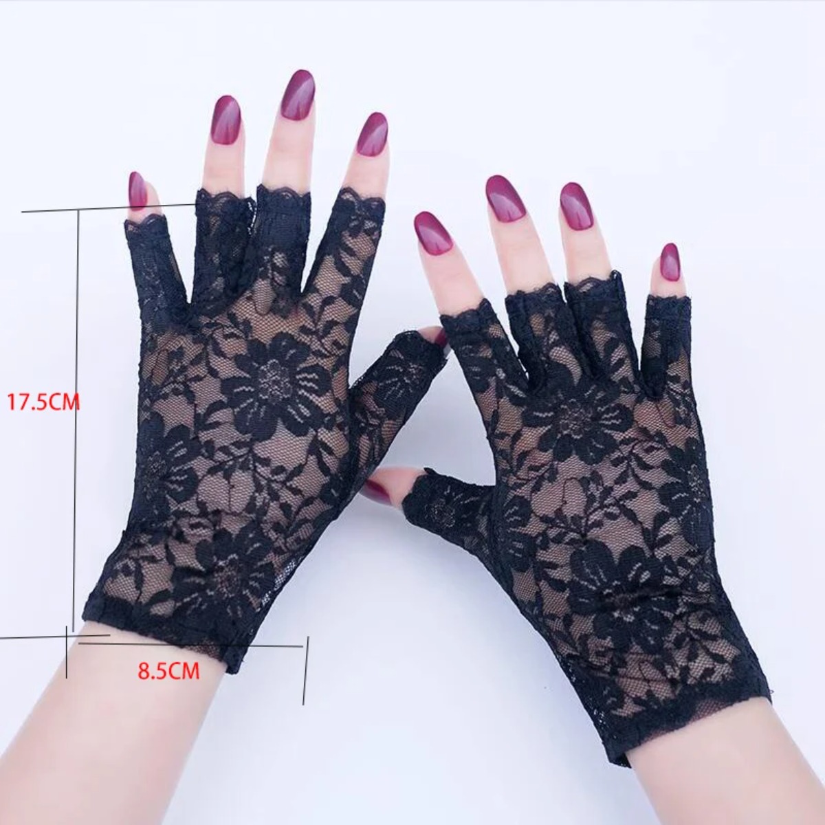 Women Sexy Lace Half Finger Gl - مراجعة Women'S Fashion Retailers وسعره