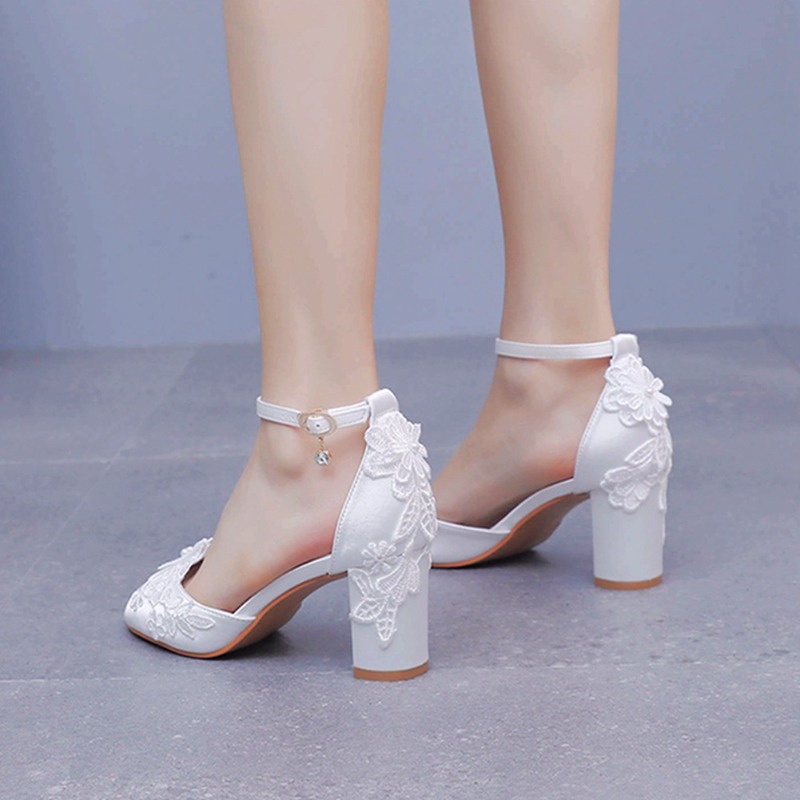 Women White Silk High Heels Su - مراجعة Women'S Fashion Q وسعره