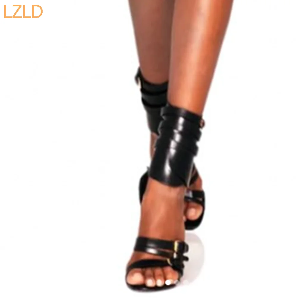 Black Sexy Catwalk Women Sanda - مراجعة Women Fashion Trend 2025 وسعره