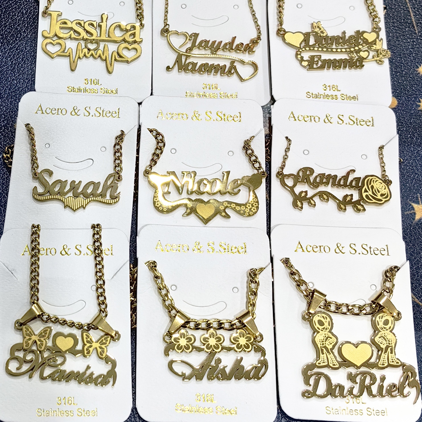 Sifisrri Custom Name Necklace  - مراجعة Women'S Fashion Labels وسعره