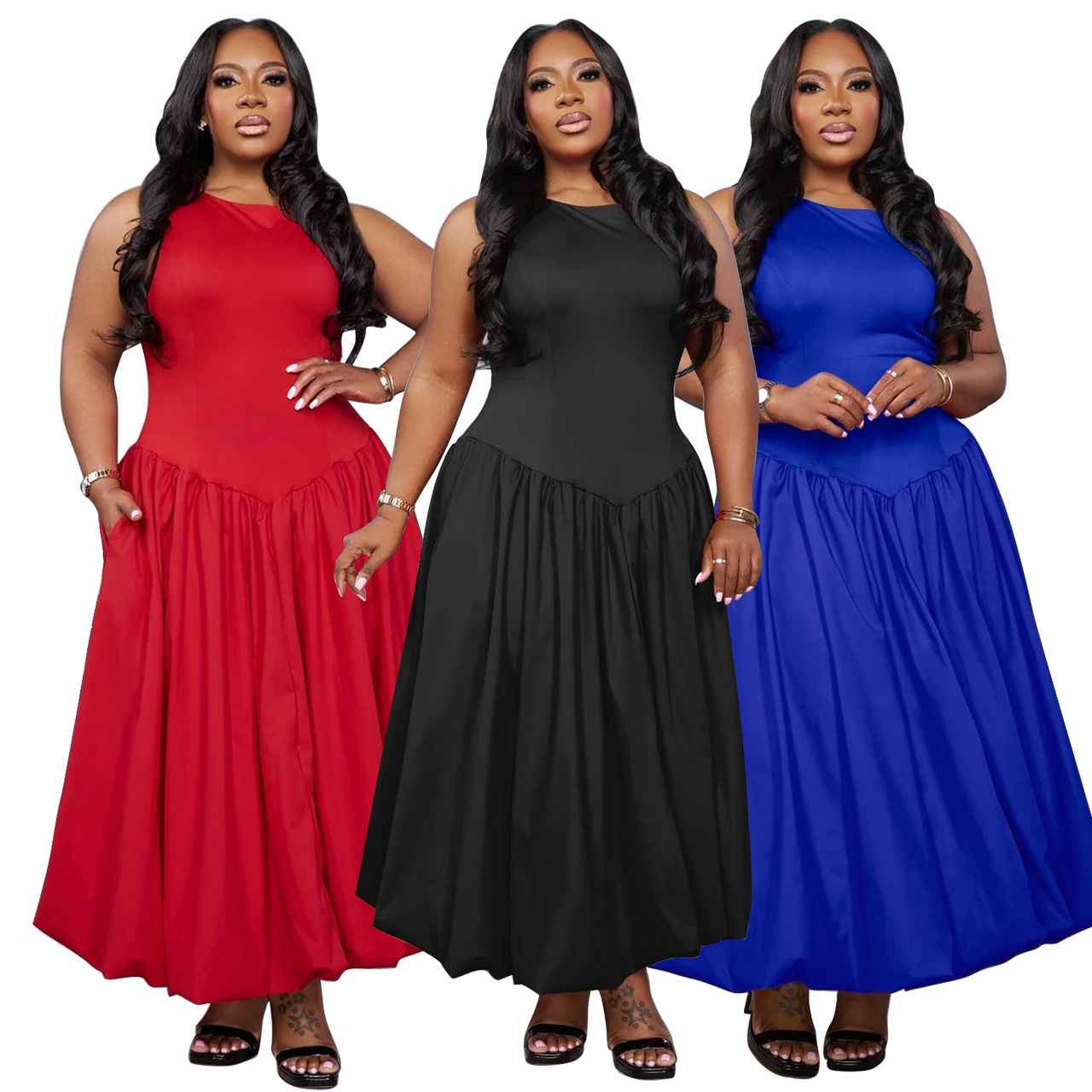 Women's plus Size Round neck L - مراجعة Bodycon Dress Women وسعره