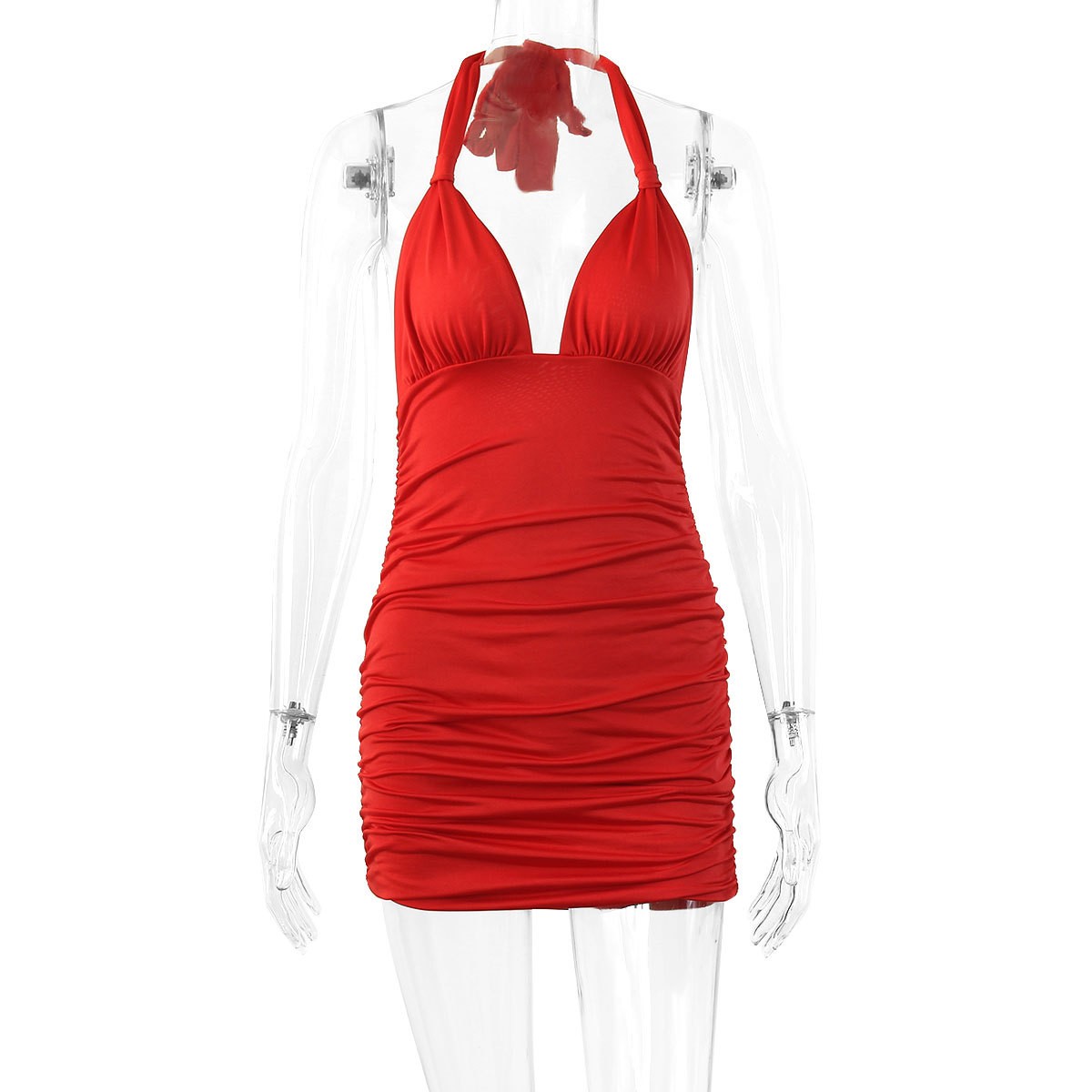 Summer Women's Clothing Deep V - مراجعة Bodycon Dress Women وسعره