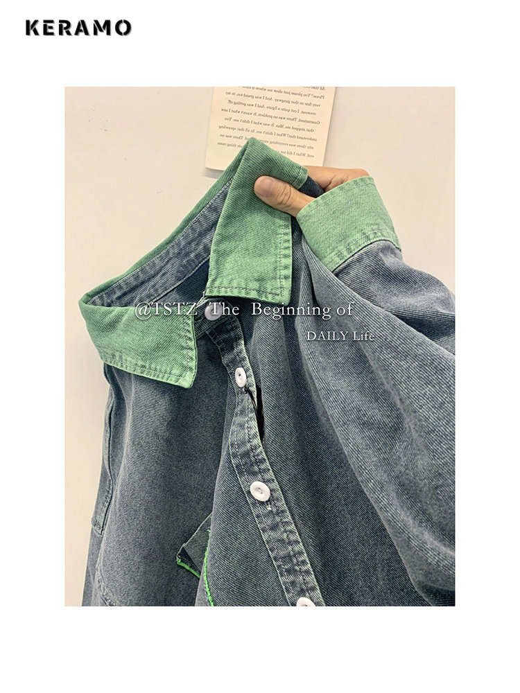 2023 Autumn Women Korean Fashi - مراجعة Women Fashion Jeans Top وسعره