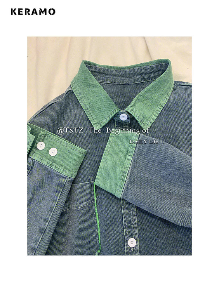 2023 Autumn Women Korean Fashi - مراجعة Women Fashion Jeans Top وسعره