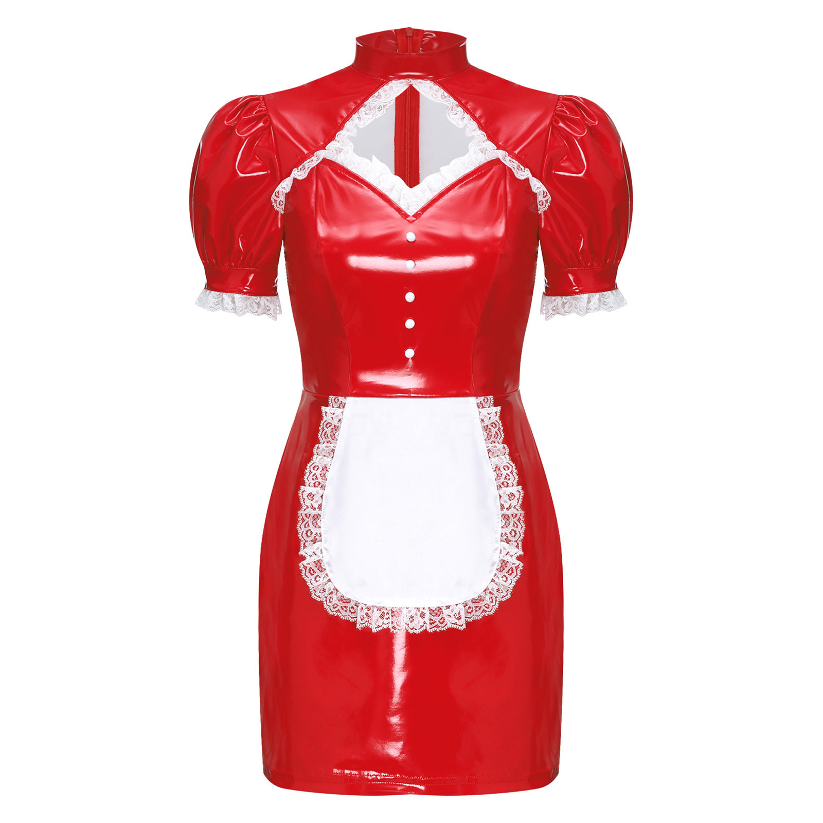 Womens French Maid Costume Pat - مراجعة Bodycon Dress Women وسعره