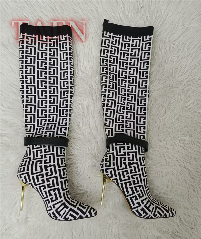 Women Stretch Sock Boots Fashi - مراجعة Women'S Fashion Socks وسعره