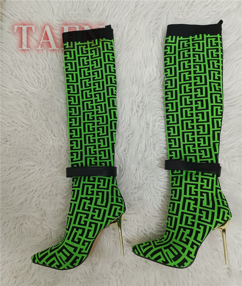 Women Stretch Sock Boots Fashi - مراجعة Women'S Fashion Socks وسعره