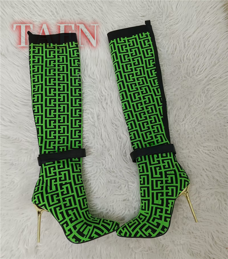 Women Stretch Sock Boots Fashi - مراجعة Women'S Fashion Socks وسعره