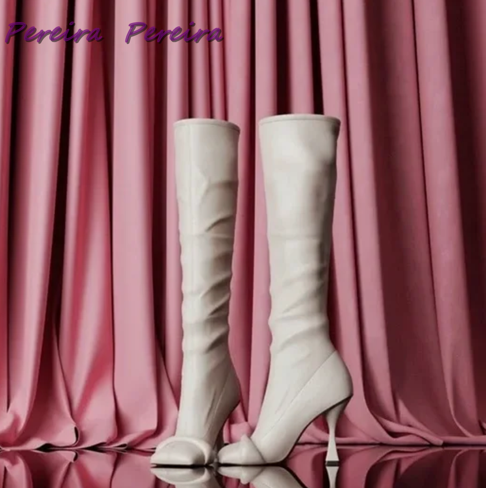 Solid Strange Style Knee-High  - مراجعة Women Fashion Trend 2025 وسعره