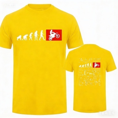Fun Evolution Pattern T-shirt  - مراجعة Women Fashion Evolution وسعره