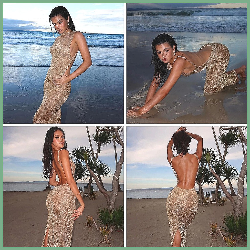 Shiny Backless Long Dress for  - مراجعة Bodycon Dress Women وسعره