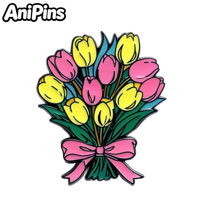 AniPins Bouquet Flowers Strawb - مراجعة Women'S Fashion Labels وسعره