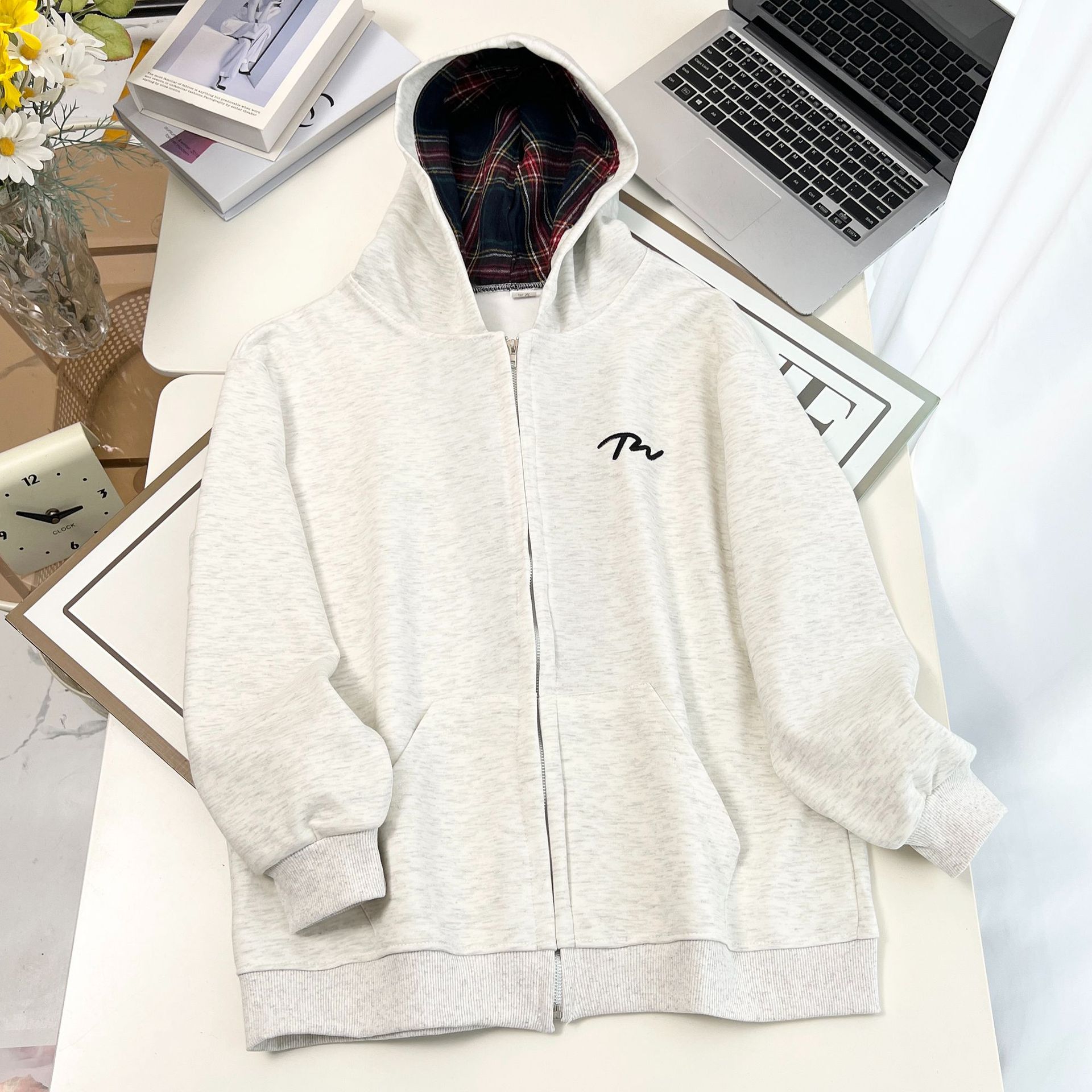 XXXXL Fashion Plus Size Women' - مراجعة Women'S Fashion Zip Up Hoodies وسعره