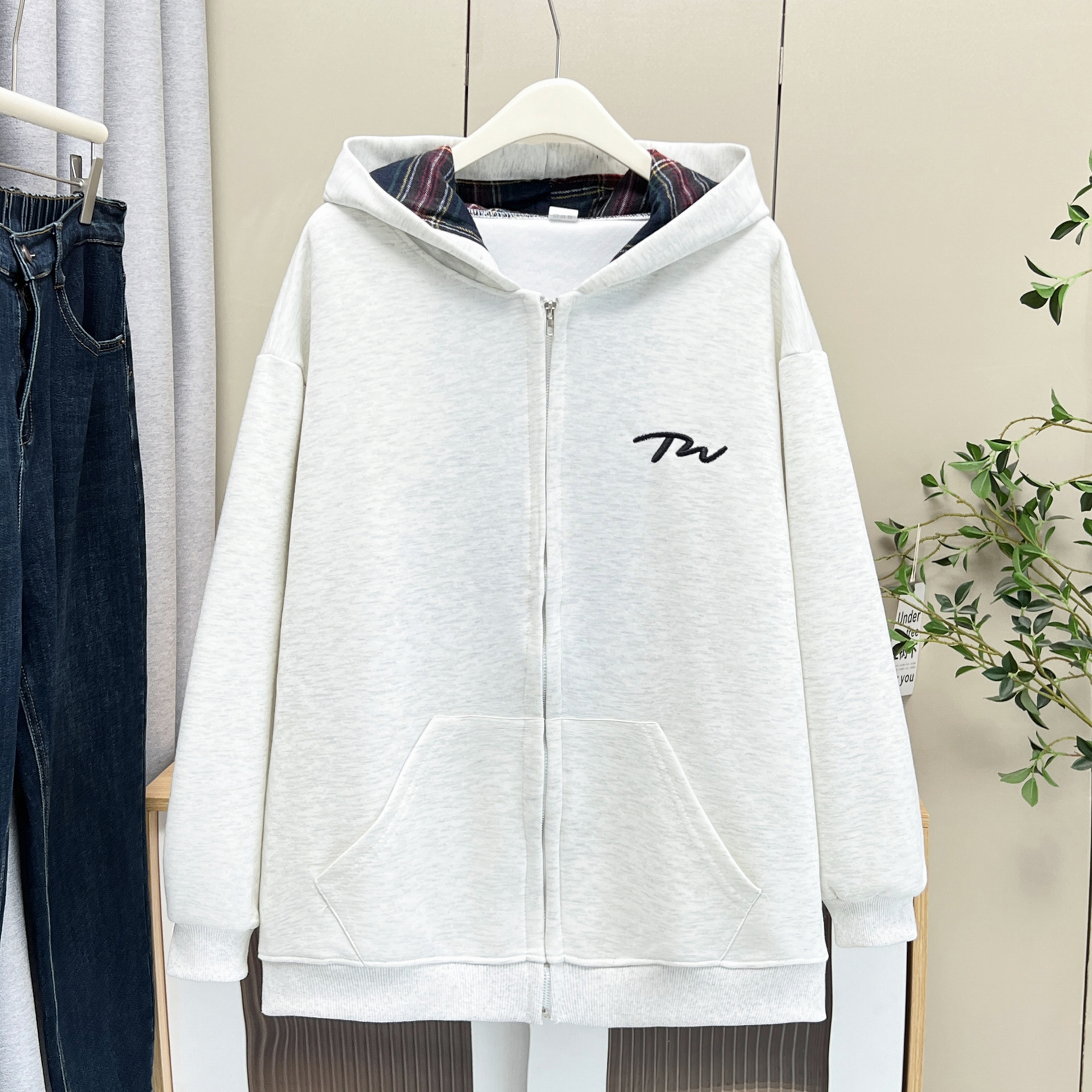 XXXXL Fashion Plus Size Women' - مراجعة Women'S Fashion Zip Up Hoodies وسعره