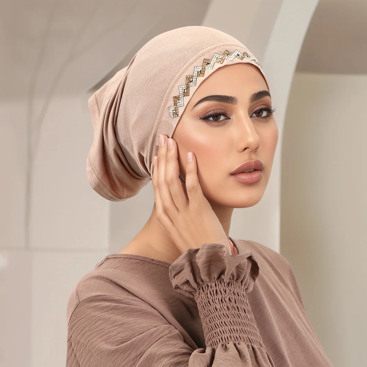 Muslim Head Cover Hat Elastic  - مراجعة Women'S Fashion Jersey وسعره
