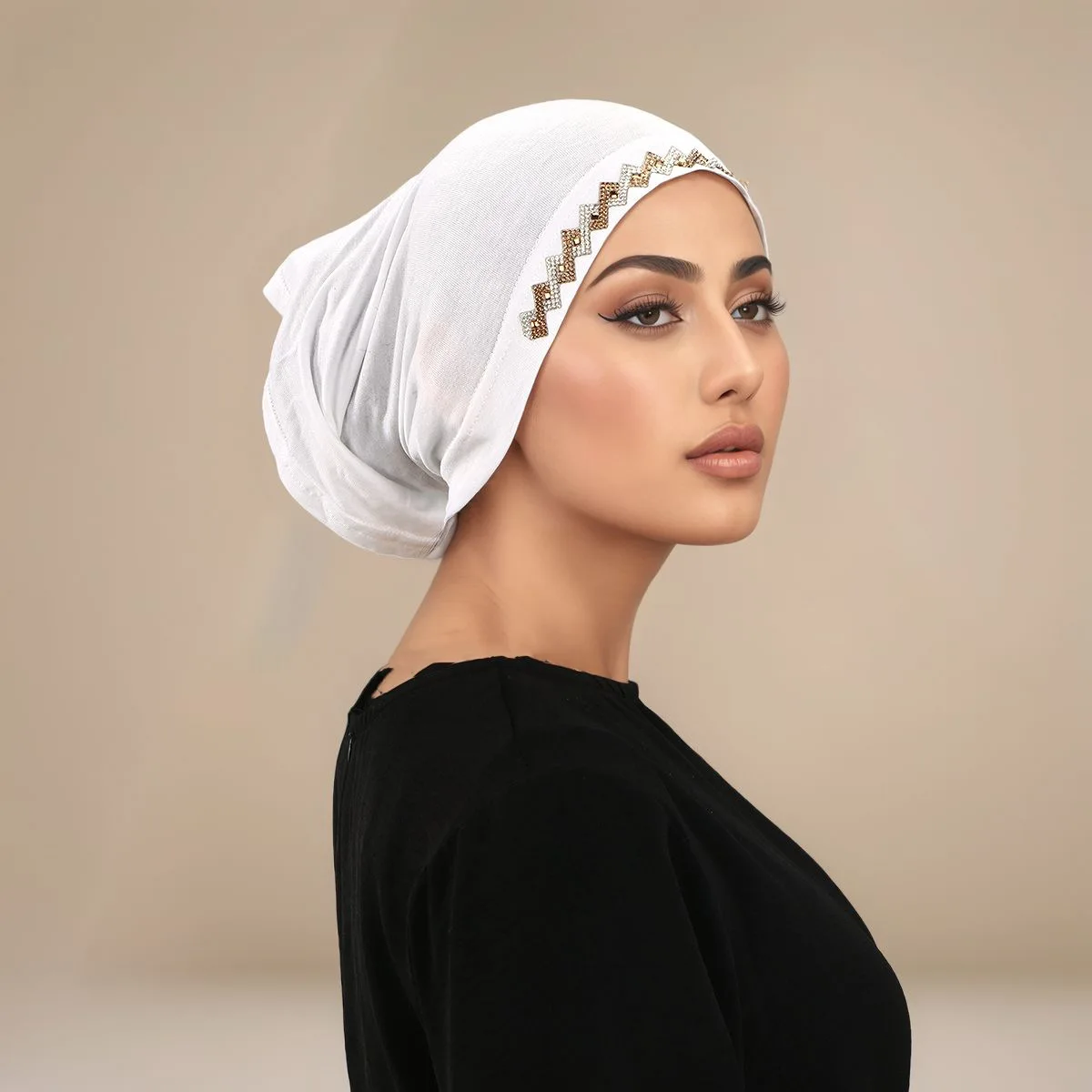 Muslim Head Cover Hat Elastic  - مراجعة Women'S Fashion Jersey وسعره