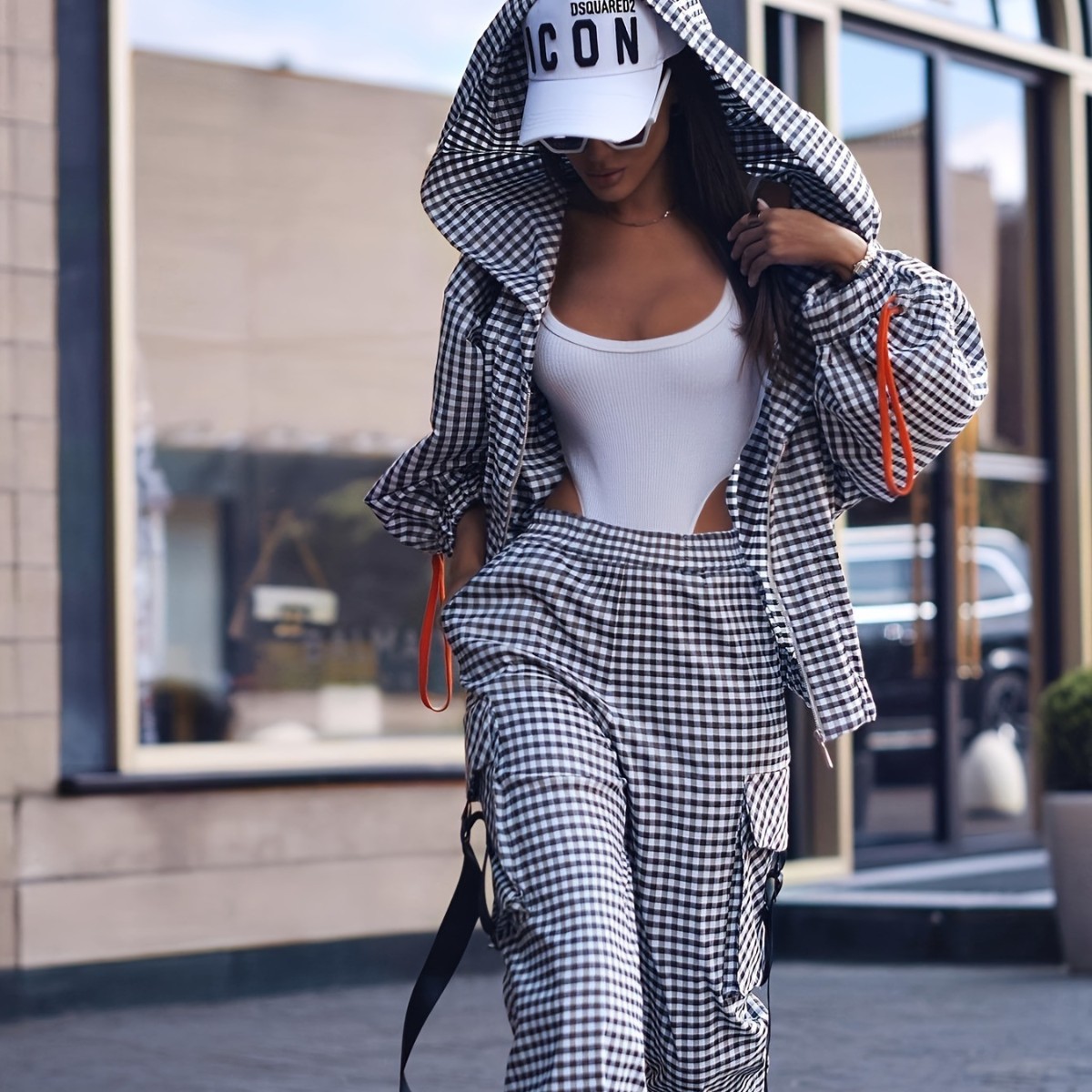 Spring Autumn Casual Plaid Pri - مراجعة Women'S Fashion Zip Up Hoodies وسعره