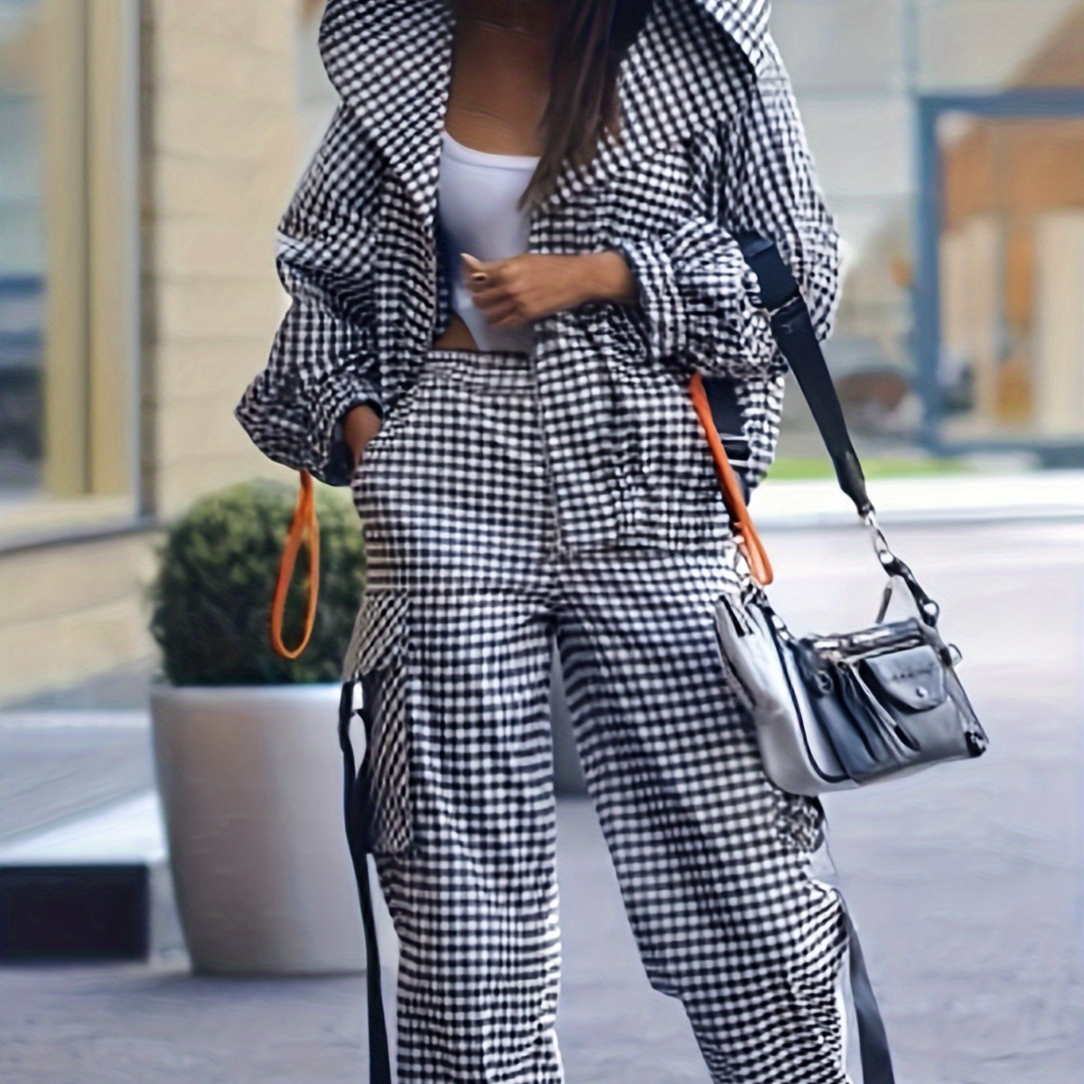 Spring Autumn Casual Plaid Pri - مراجعة Women'S Fashion Zip Up Hoodies وسعره