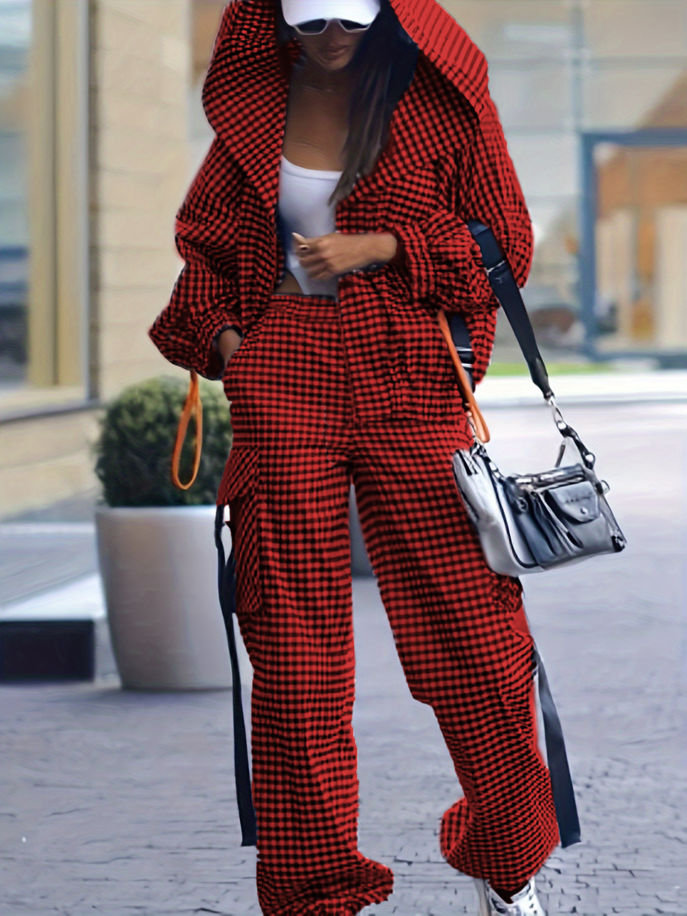 Spring Autumn Casual Plaid Pri - مراجعة Women'S Fashion Zip Up Hoodies وسعره