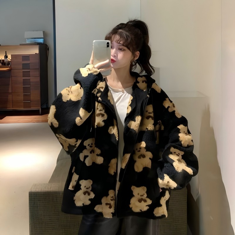 CGC Autumn Winter Thicken Plus - مراجعة Women'S Fashion Zip Up Hoodies وسعره