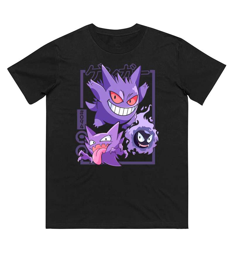 Pokémon Gastly Evolution Print - مراجعة Women Fashion Evolution وسعره